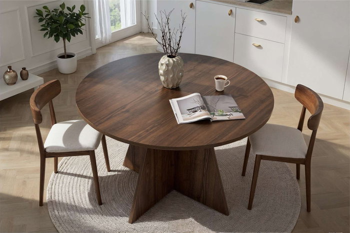 Hanah Home Mesa de Comedor Virella - Nogal